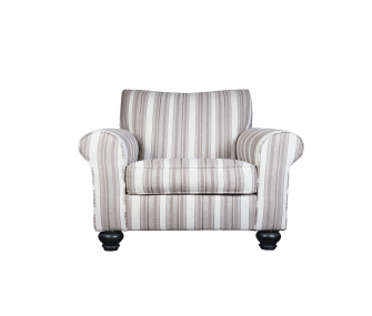 beige armchair, striped armchair, living room