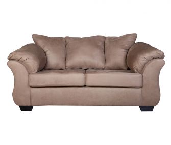 beige loveseat, comfy loveseat, living room