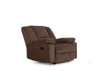 "Brown Rocker Recliner Chair, hub furniture, reclining chair , rocker chair 
"