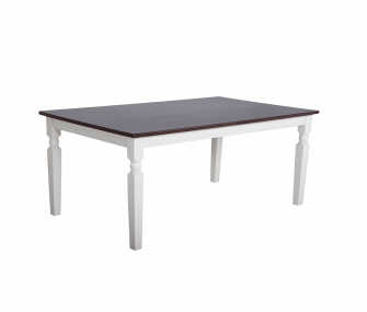 white X brown dining table, Dining room furniture,Hub Furniture,dining room
