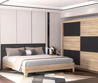 Modern and Simple Master Bedroom, king bedroom set , bedroom furniture , bedroom furniture egypt , hub furniture 