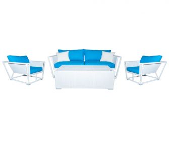 hubfurniture, blue, white, outdoor