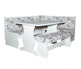 corner dining table, bench, hub furniture