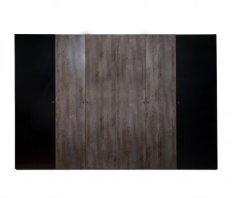 wooden wardrobe, black wardrobe, 6 doors wardrobe