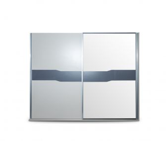 glossy wardrobe, grey wardrobe, sliding wardrobe