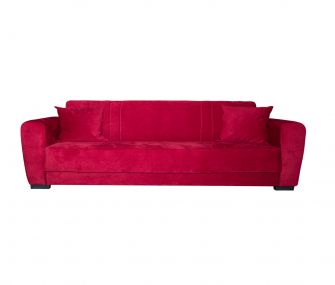 red. sofa bed, hub furniture