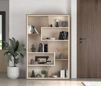 bookcase, white, living room, hub furniture