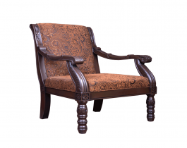 classic brown chair, brown chair, living room