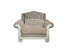classic armchair, beige armchair, living room