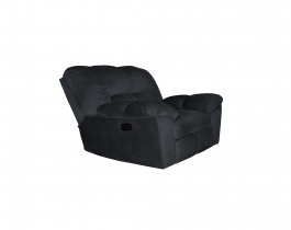 "Black Recliner Chair, black chair , hub furniture , hub furniture reclining chair 
"