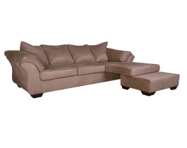 Hub Furniture • Light Brown Corner Sofa • Hub Furniture