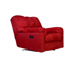 Bright Red Reclining Chair, modern living room,Hub Furniture,Living room
