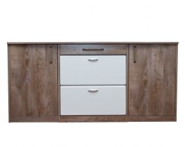 white brown, modern shoe rack, hub furniture